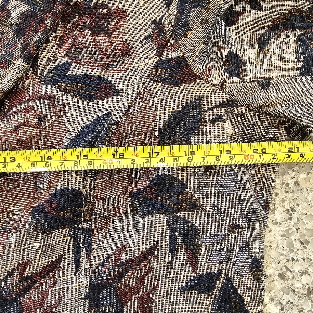 Havana Jack Size‎ 12 Tapestry Jacket Blazer Coat Jaquard Floral Rose Print.D63 - Picture 9 of 10